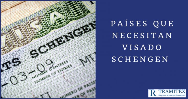 Países que necesitan visado Schengen