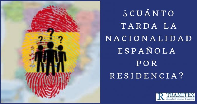 ¿Cuanto tarda la nacionalidad española por residencia?