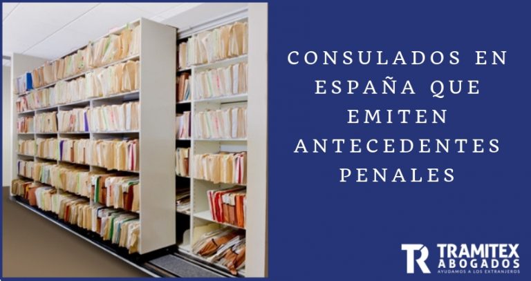 Consulados en España que emiten antecedentes penales