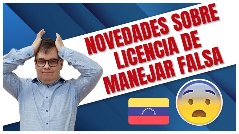 Carnets de Conducir FALSOS de Venezolanos